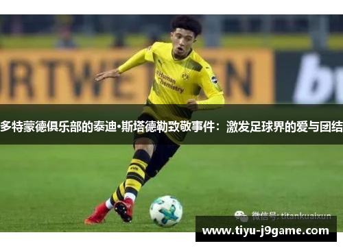 多特蒙德俱乐部的泰迪·斯塔德勒致敬事件：激发足球界的爱与团结
